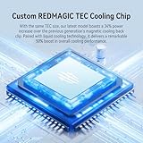 Nubia RedMagic Magnetic Cell Phone Cooler 5 Pro with Clip, Cellphone Radiator Fan for Phone with RGB LED Semiconductor Heatsink Cooling 36W Mobile Phone Cooling Fan for Phone Gaming, Live Streaming