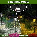 WTGEGF Solar Pathway Lights Outdoor, 4 Pack Solar Lights Outdoor Waterproof, 200 Lumens Super Bright Solar Garden Lights,Up to 14 Hrs Auto On/Off Outside Lights for Yard Lawn Walkway Driveway Path