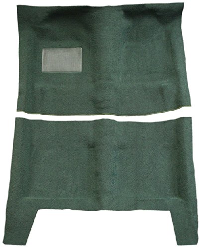 Replacement Auto Carpet Floor Liner - Molded Loop-1967 Plymouth Valiant 2 Door Automatic with Tails (Red)