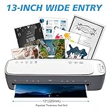 Laminator Machine 13-Inch Thermal Lamination with Laminating Sheets 9 in1 Office Desktop Laminate Machine, Portable A3 Laminater for Teachers Personal 60S Warm-Up Never Jam