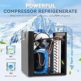 Poafamx 42gal Aquarium Chiller 1/10 HP Water Chiller Hydroponics Cooler 160L Fish Tank Cooling System with Quiet Compressor Refrigeration for Saltwater Freshwater Axolotl Coral Jellyfish