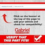 Gabriel 43060 Load Carrier Rear Towing Shock Absorbers with Coil Springs for select models Buick, Chevrolet, GMC, Nissan, Oldsmobile, Pontiac - (1 Pair)