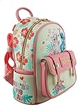 Wondapop Disney Angel and Stitch 11" Vegan Leather Fashion Mini Backpack