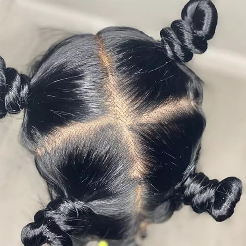 Lemoda Real Full Lace Human Hair Wigs HD Transparent Lace Frontal Wig 180 Density Straight Full Lace Wig Pre Plucked 14A Grade Brazilian Virgin Human Hair Wigs for Women 26 Inch
