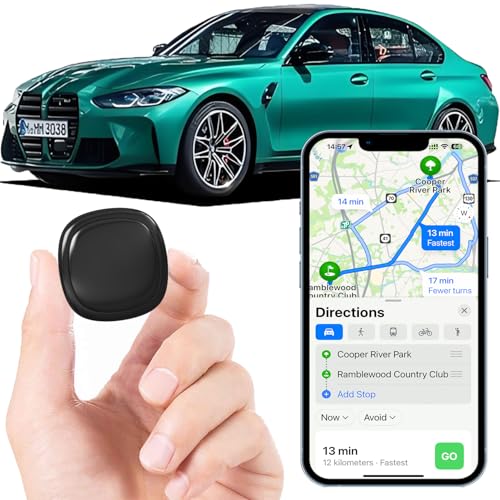 2025 New Model GPS Tracker for Vehicles,Mini Portable Magnetic Car GPS Tracking,Full Global Coverage Location GPS Tracker for Kids,Dogs,No Subscription Required/No Monthly Fee/No SIM Card Required