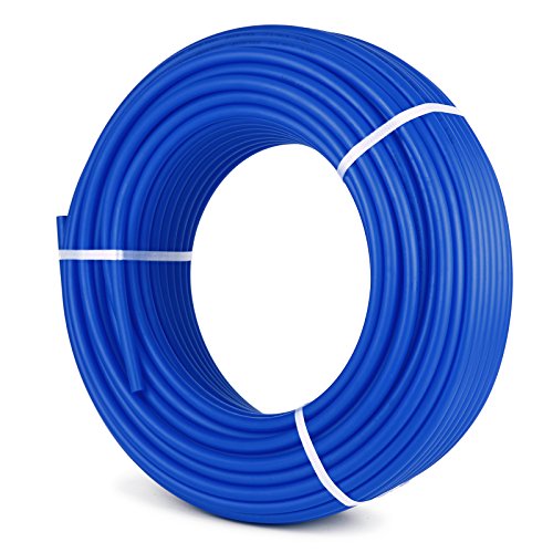 Happybuy 3/4" PEX Tubing 500Ft Non-Barrier PEX Pipe Red Pex-b Tube Coil for Hot and Cold Water Plumbing Open Loop Radiant Floor Heating System PEX Tubing (3/4" Non-Barrier, 500Ft/Blue)