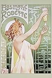 Set of 3 Art Nouveau Absinthe Biere Liquor Drinking Collection Vintage Ad Posters Set Bundle 16x24 inch