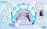 eKids Disney Frozen Karaoke Microphone with Bluetooth Speaker for Fans of Disney Toys, Kids Karaoke Machine with Built in Music