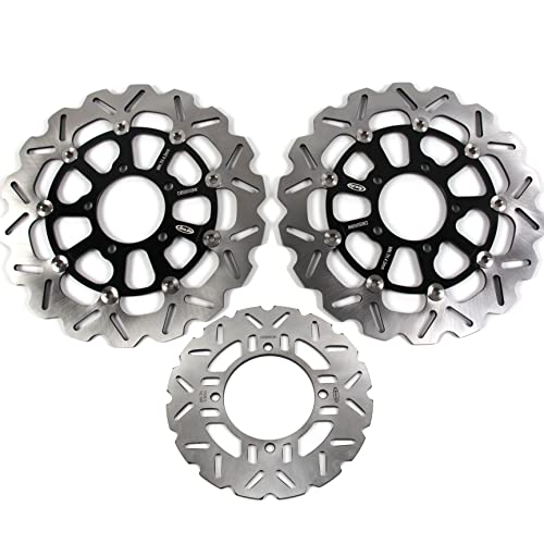 Arashi Front Rear Brake Disc Rotors for Kawasaki Z800 / ABS 2013 2014 2015 2016 Motorcycle Replacement Accessories Z 800 Black Z800E/ABS Z1000/ABS ZZR1400/ABS