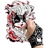 XPPen Digital Drawing Glove Two-Finger Artist Glove for Drawing Tablet Cute Cat Print Drawing Glove Suitable for Right and Left Hand