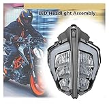 AOMXUZE Motorcycle Accessories LED Headlight Assembly Compatible With K-TM DUKE390 Duke 790 890 2018-2023 ABS Headlight Headlamp Front Head Light