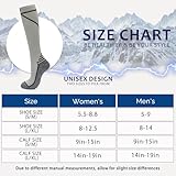 fenglaoda 8 Pairs Compression Socks for Men & Women 20-30 mmHg Knee High Nurse Pregnant Running Medical and Travel Athletic