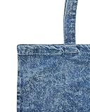 (6 Pack) 6 Pack Heavy Cotton Denim Convention Reusable Tote Bag (Denim)