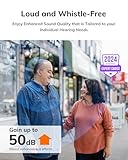 ELEHEAR-Beyond OTC Hearing Aids, AI Powered Speech Enhancement and Tinnitus Masking, Superior Sound Quality, Connectivity with iOS or Android Devices via Bluetooth 5.3, for Seniors and Adults