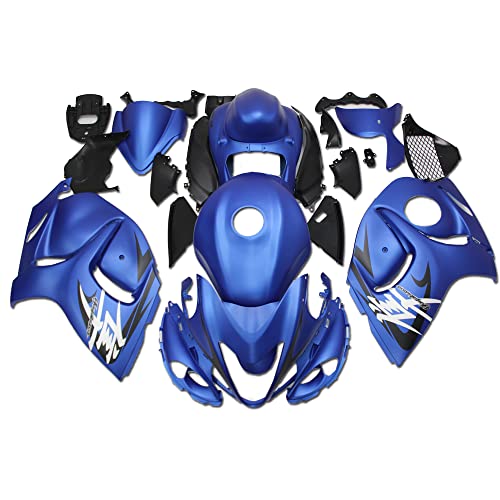 Fairing Complete Matte Blue Fit for Suzuki 2008-2019 GSXR 1300 Hayabusa Gen2 Injection ABS Plastic Bodywork Aftermarket Bodyframe Kit Set 2009 2010 2011 2012 2013 2014 2015 2016