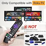 12 Pack Replacement Remote Control Only for Roku TV, Compatible with All TCL Roku/Hisense Roku/Sharp Roku/Philips Roku/Onn Roku (Not for Roku Stick, Box, Speaker)