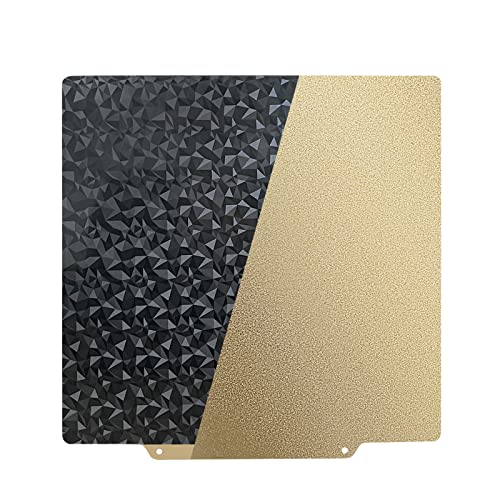 IdeaFormer-3D Smooth PEO+Textured PEI Build Plate 235x235mm, Double Sided PEO+PEI Spring Steel Sheet Bed Plate for Ender 3/Ender 3 V2/Ender 3 Pro/Neo/for Elegoo Neptune 3/Neptune 4 Pro