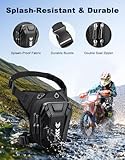 ISEYOU Thigh Bag, Drop Leg Bag for Women Men, Motorcycle Leg Bag with Leg Strap, Expandable Storage Leg Pouch for Racing Bike Cycling Horse Riding Hiking Camping Fishing Travel Outdoor