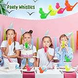 48 Pcs Plastic Bird Whistle Bird Water Whistle Bulk Novelty Water Warblers Whistle for Kids Adults Water Bath Party Games Favors Fun Musical Instrument Toy, 4 Colors