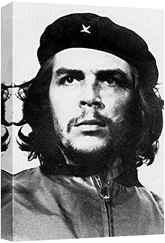 wall26 Canvas Print Wall Art Portrait of Che Guevara People Pop Culture Historical Realism Famous Closeup Colorful Multicolor Classical for Living Room, Bedroom, Office - 24"x36"