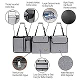 MARKSIGN Deluxe Trunk and Backseat Organizer for Medium or large size SUVs & RVs, Detachable Storage Modules with Built-in Cooler, Patent Pending