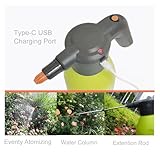 0.5 Gallon Electric Spray Bottle-Garden Sprayer,Plant Mister with Adjustable Nozzles,Rechargeable Battery Powered Sprayer,Pump Sprayer,Automatic Watering Can for Indoor/Outdoor Plants,2L Water Sprayer