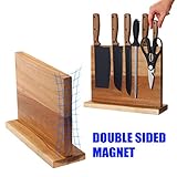 Home Kitchen Magnetic Knife Block Holder Rack Magnetic Stands with Strong Enhanced Magnets Multifunctional Storage Knife Holder