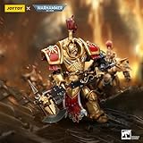 JOYTOY 1/18 Action Figure Warhammer 40,000 Adeptus Custodes Allarus Custodian with Castellan Axe 5.5 inch Collectible Action Figures Kits