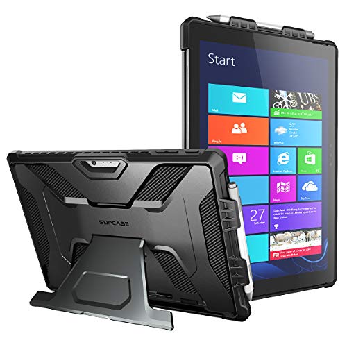 SUPCASE for Microsoft Surface Pro 7 Case with Stand (Unicorn Beetle Pro), [Pen Holder] [Military-Grade Protection] Heavy Duty Rugged Tablet Cover for Surface Pro 7/Pro 6/Pro 5/Pro 4/Pro LTE, Black