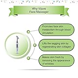 VIJUVE Anti Aging Face Massager for Wrinkles Appearance Removal and Facial Skin Tightening - Boost Effects of Skin Care Cream, Serum - Anti Wrinkle Facial Toning Massage Device