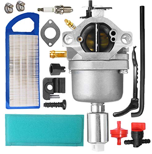 799727 Carburetor Compatible with Briggs & Stratton 799727 698620 794572 14HP 15HP 16HP 17HP 17.5 HP 18HP Intek Engines Lawn Tractor Mower Nikki Carb,with Air Filter kit