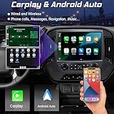 Cidava 13.1 Inch Car Radio for Chevrolet Silverado and GMC Sierra 2014-2018, Android 13 Qualcomm Car Stereo for GMC, Tesla Style Screen Head Unit Replacement with Carplay, Android Auto, Fast Boot