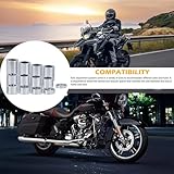 Qagea Wheel Axle Spacer Kit 13 Pcs, I.D.3/4" - O.D.1-1/8", Compatible With Harley Motorcycles, Custom Bobbers Choppers (Chrome, CNC Aluminum)