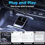 Android Auto Wireless Adapter for Factory Wired Android Auto - Instant Connection, Converts Wired to Wireless, Compatible with Android 10+ & Cars from 2015