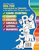 My Big Fun Coloring Book for Toddlers to Learn the Animals, Shapes, Colors, Numbers and Letters: Activity Workbook for Kids Ages 2-4 Years