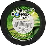 Power Pro Spectra Fiber Braided Fishing Line, Hi-Vis Yellow, 1500YD/65LB