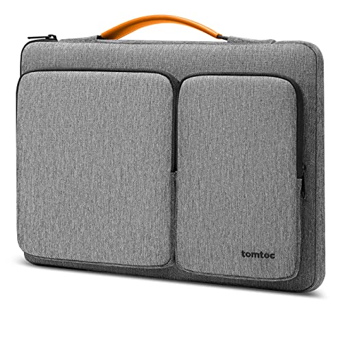 tomtoc 360 Protective Laptop Case for 13-inch New 2025 MacBook Air M4/A3240, M3/A3113, M2/A2681, M1/A2337, 13 in MacBook Pro M2/M1, 13-in Surface Pro 11th AI PC, Water-Resistant Carrying Bag