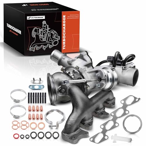 A-Premium Turbo Turbocharger and Complete Installation Kits Compatible with Buick, Chevy Vehicles - 1.4L Turbo-2021, Cruze 2011-2015, Sonic 2012-2020, Trax 2013-20215353