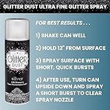 Glitter Dust Ultra Fine Glitter Spray, Silver