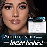 Ardell False Eye Lashes Lower Lash Individuals - Black, Natural Look DIY Lash Clusters, Reusable, Easy Application Eyelash Extension, 4 Pack