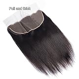 Lemoda 13x6 Frontal 22 Inch Straight HD Transparent Lace Frontals 12A Brazilian Virgin Human Hair Lace Frontal Closure Natural Black