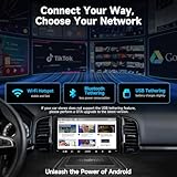 ATOTOZONE A5L 9" Android Double Din Car Stereo, Wireless Carplay Android Auto Head Unit, 2+32G Touchscreen Car Radio with GPS, WiFi BT USB Tethering, 24Band EQ DSP, Backup Camera