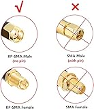 RP-SMA Male to RP-SMA Female Coax Cable, XRDS -RF 15ft Low Loss RG58 RP-SMA WiFi Antenna Extension Coax Cable for WiFi LAN Router Wireless Network Card Adapter