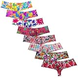 OROCOJUCO Men's Comfy Sports Underwear Guys Skimpy Boxer Briefs 1/2 Hip Coverage Design 8PCS/Lot M