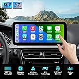 12.3-Inch Car Stereo for Audi A4 A5 S4 S5 B8 2009-2016 with Audi Multimedia System, Wireless CarPlay Android Auto Bluetooth Upgrade Factory Radio IPS Touch Screen Replacement