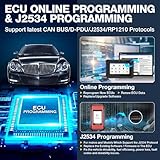 LAUNCH X431 PAD V Elite,2025 J2534 Reprogramming Tool, ECU Online Coding & Programming Scan Tool,Topology Map,Bi-Directional Control Scanner,60+ Services,CANFD/DOIP, HD Truck,2 Yrs Fr-ee Update