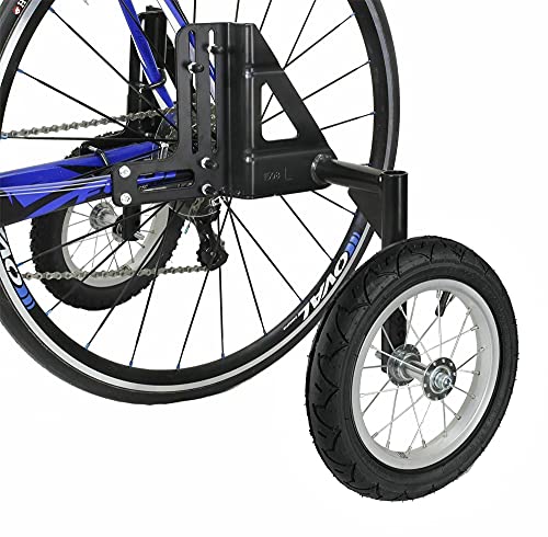 CyclingDeal Adjustable Adult Bicycle Bike Stabilizers Training Wheels Fits 24" to 29" - Quality Heavy Duty