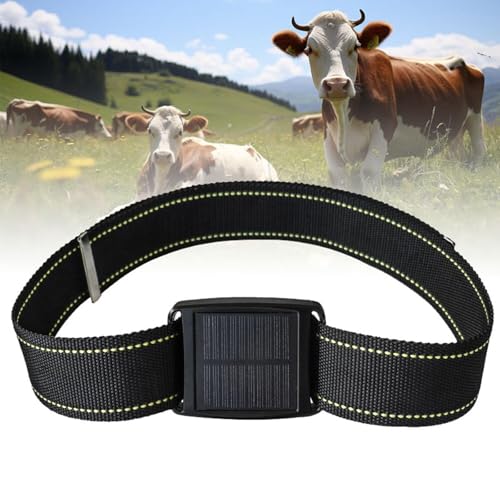 Animal Tracker, Solar GPS Locator Device for Cattle, Sheep and Horses, Real-time Positioning/Waterproof