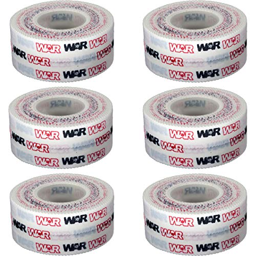 WAR Tape 0.5" EZ Rip Athletic Tape for Boxing, MMA, Muay Thai - 6 Pack