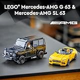 LEGO Speed Champions Mercedes-AMG G 63 & Mercedes-AMG SL 63 F1 Toy Car, Formula 1 Vehicle Set for Kids, 2 Building Sets with 2 Driver Minifigures, Convertible Toy Car Gift for Boys and Girls, 76924